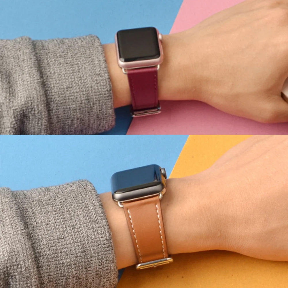 Leather Watch Straps for Apple Watch